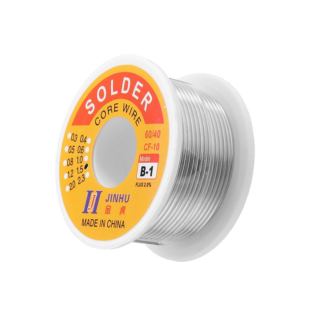 Fine Solder Wire 0.6mm 60/40 2% Flux Reel Tube Tin lead Rosin Core Soldering Fine Solder Wire 0.6mm 60/40 2% Flux Reel Tube Tin lead Rosin Core Soldering