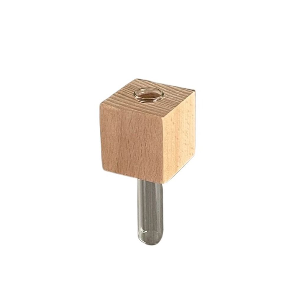 

Solid Wood Flower Vase Refrigerator Sticker Personality DIY Simulation Flower Vase Kitchen L-beech