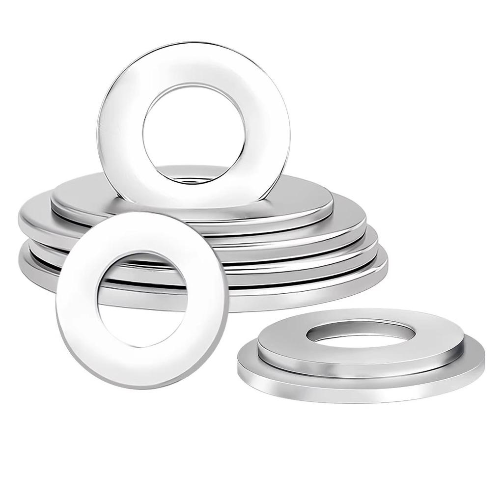 Jin Juntai Thick & Thin Stainless Steel Flat Washer, Round M10-M36