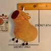 Kapibara Kitchen Hand Towel with Cute Animal Design, Hanging Absorbent Thickened Bathroom Wipe