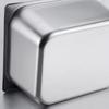 304 Stainless Steel 1/9 1/6 1/4 1/3 1/2 Food Pan with Lid Easy To Clean Rectangular Tray Basin Thickened GN Pan Chafing Buffet