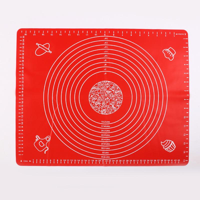 Silicone Kneading & Baking Mat - Heat-Resistant, Thick, Ideal for Dough, Noodles & Cutting