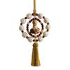 Lotus Boxwood Bead Buddha Pendant: Premium Rearview Mirror Car Interior Ornament