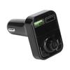 FM Transmitter Car Adapter Automatic Power Off Memory Colorful Ambient Light USB Charging Car Charger for Automobile X3S