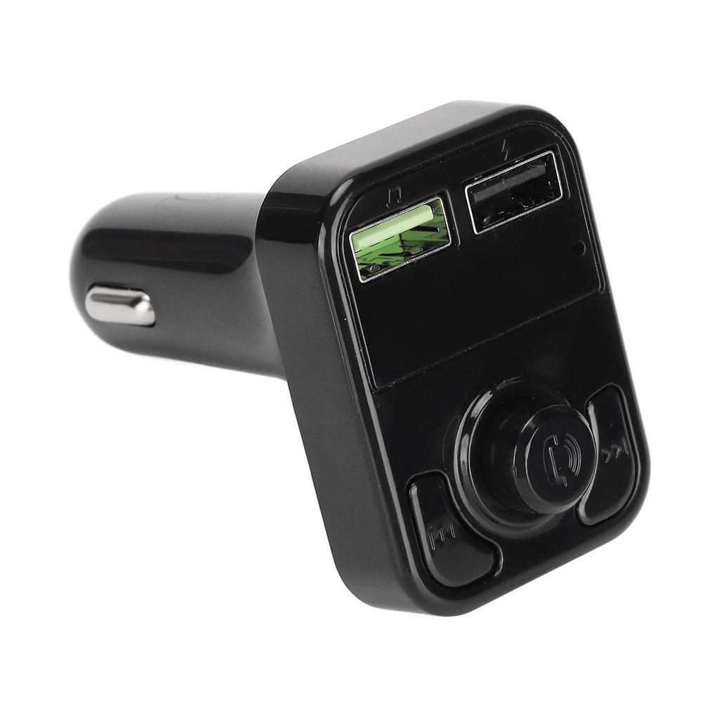 FM Transmitter Car Adapter Automatic Power Off Memory Colorful Ambient Light USB Charging Car Charger for Automobile X3S