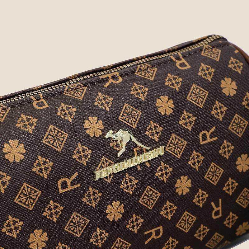 Borsa da Donna Nuova Borsa a Spalla con Stampa Alfabetica Moda Retro Borsa a Cuscino Borsa a Tracolla di Alta Gamma Trendy
