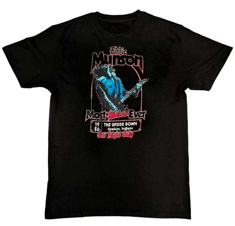 

Eddie Munson Most Metal Ever Graphic Print Unisex T-Shirt XXXL