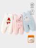 Newborn Baby Padded Romper with Fleece Lining and Thick Straps for Spring, Autumn, and Winter Outdoor and Crawling.
