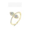 Tancise Classic 925 Sterling Silver  Zircon Ring Ladies Jewelry Wedding Promise Party Gift