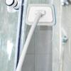 Shower Cleaning Brush with Long Handle Tub and Tile Scrubber Ceramic Tile Sponge Cleaning Brush for Cleaning Bathtub