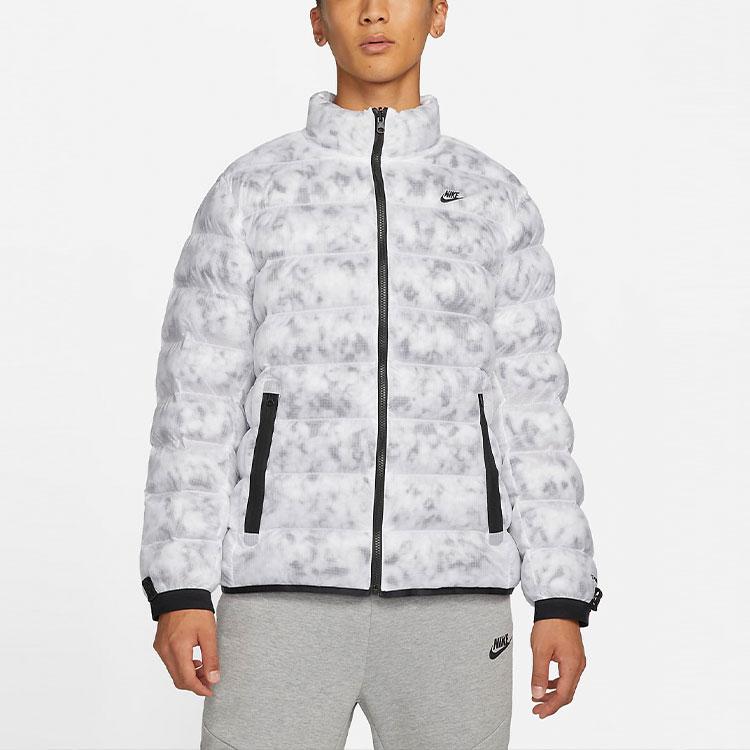 Nike Storm-FIT ADV Tech Pack Solid Hooded Letter Print Mid-Length Cotton Jacket Men Outerwear Black DD6607-010