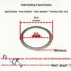 Thickened Narrow Edge Galvanized Iron Washer with Small Outer Diameter for Clearance Adjustment