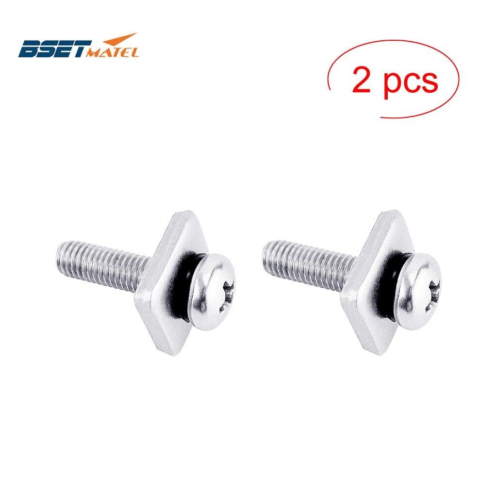 Buy 2PCS Stainless Steel 316 Boat Surfboard Fin Screw & Fin Plate