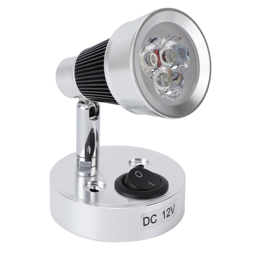 Indoor LED Spotlights 5500K White Light High Transparency Optical Lenses Reading Light for Bedroom