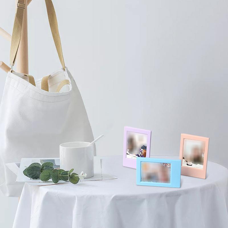 Vertical Mini Photo Frame 3 Inch Instax Pictures Album Photocards Colorful Holder Scrapbook Desktop Decoration Wholesale