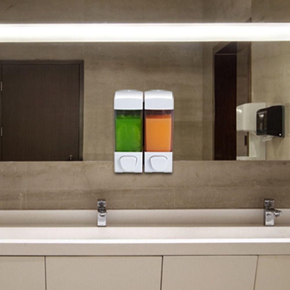 Manual Press Soap Liquid Dispenser 2in1 Shampoo Dispenser Bottle Simple Shower Gel Box Kitchen