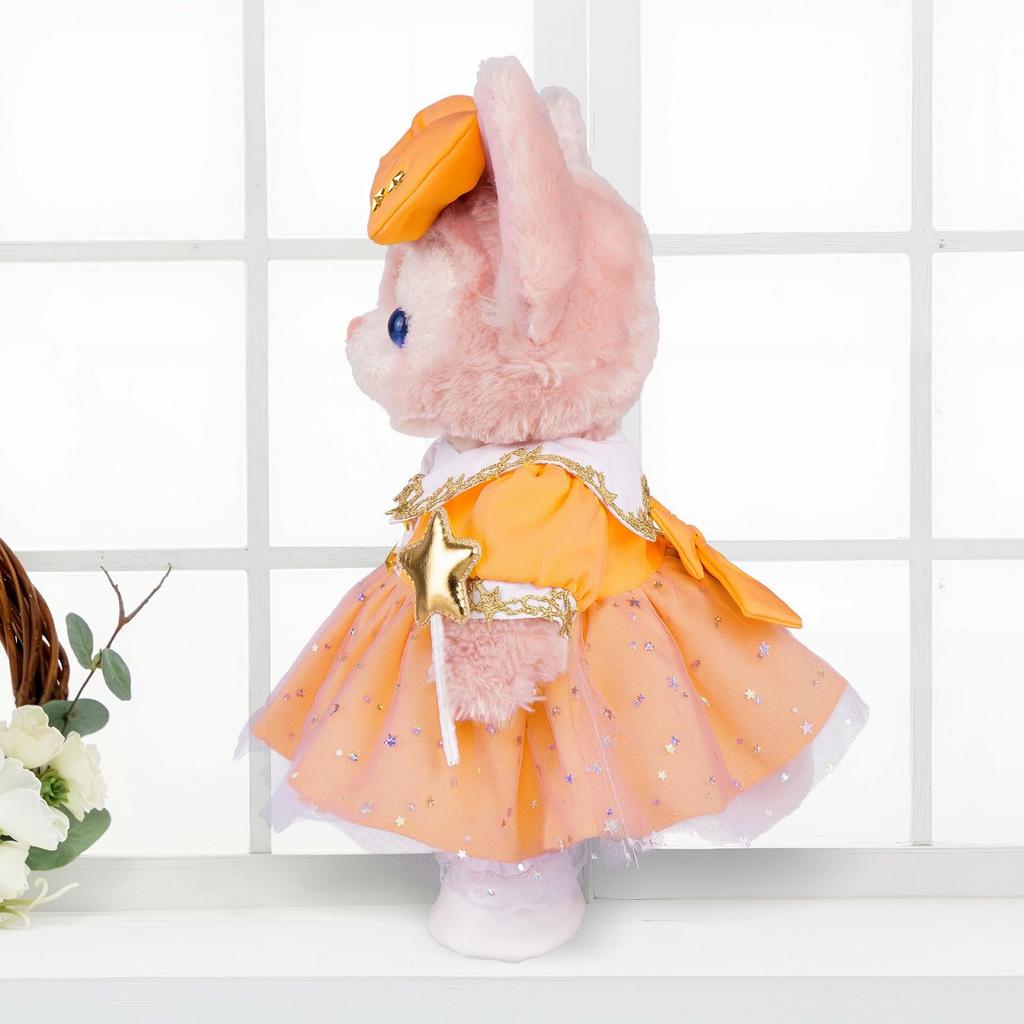 Duffy's new friends, Linabelle and StellaLou, star-patterned orange costume, interchangeable, size S (no accessories included) [Used]