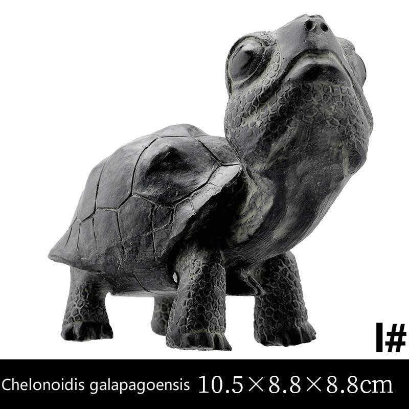 1pcs Cartoon Land Tortoise Big Head Turtle Diamond Turtle Hand-made Figurines Fish Tank and Aquarium Decorations