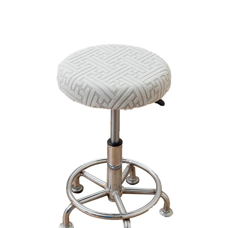 Round Chair Cover Half-pack Stool Cover Beauty Salon Swivel Chair Cover Bar Stool Cushion Lift Protection Cover
