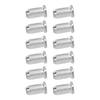 12PCS Guitar Bridge Body Through Ferrules Replacement Metal Electric Guitar String Bushings