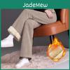 Hose Plüsch Winter Neu Gerade Beine Lässig Lammfell Warm Damen Hosen