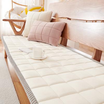 Nieuwe Crystal Velvet Mahonie Massief Houten Sofa Kussen Vier Seizoenen Universele Sofa Kussen Antislip Spons Pad