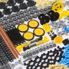 BrickBounty 846 Pcs Technic Parts Compatible with Technic Lift MOC STEM Replacement Kit for Technic Building Blocks Sets, Tires, Wheels, Frames, Arms,