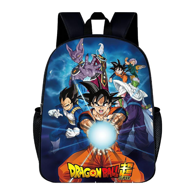 DragonBall Backpack Son Goku Goten Vegeta IV Cartoon Character Print Schoolbag Lightweight Large Capacity Student Backpack Gifts