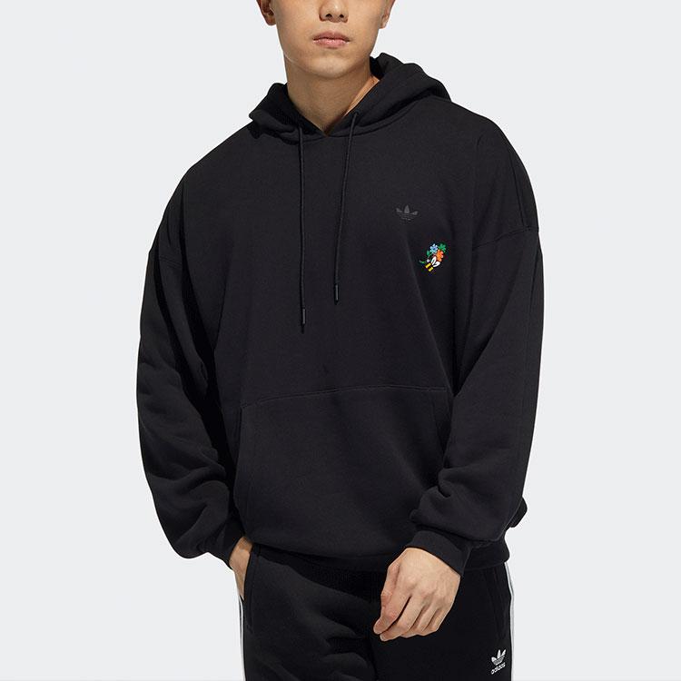 adidas Originals Trefoil X Melting Sadness Hoodie Men Tops Black HB6864