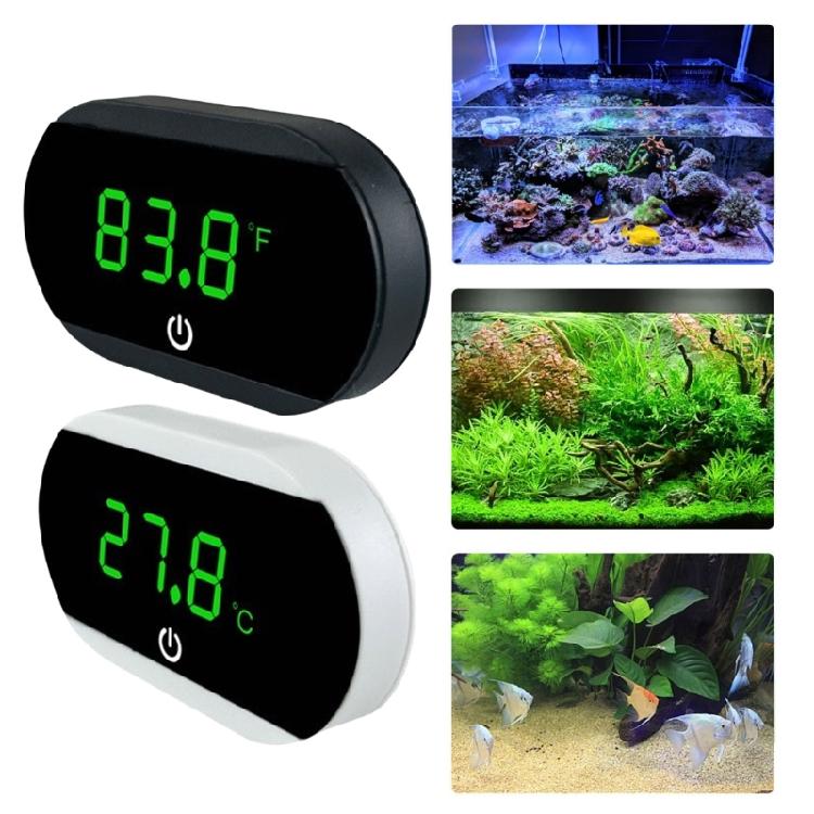 LED Fishtank Thermometers Small Size Water Temperature Accurate Easy to Install