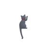 Cute Cat Design Refrigerator Magnetic Hook, Kawaii Refrigerator Sticker, Punch-free Magnet Hook, Magnetic Storage Hook