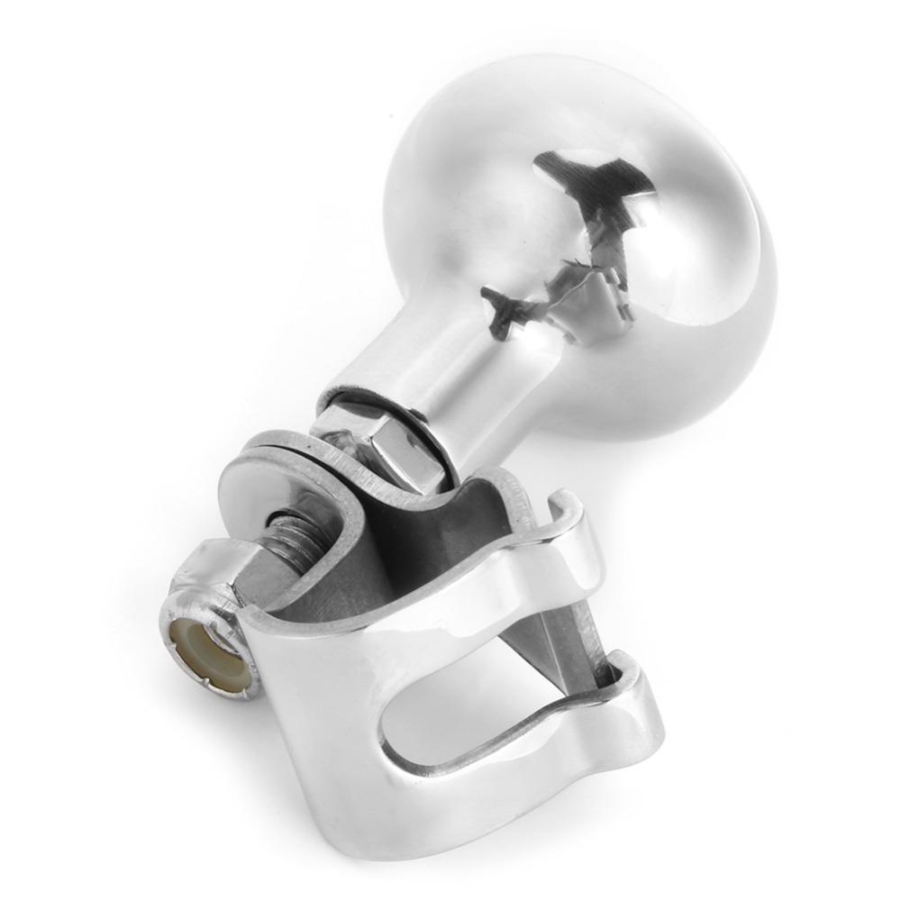 316 Stainless Steel Boat Steering Wheel Knob Silver Auxiliary Boosters Ball  Boat Accessory
