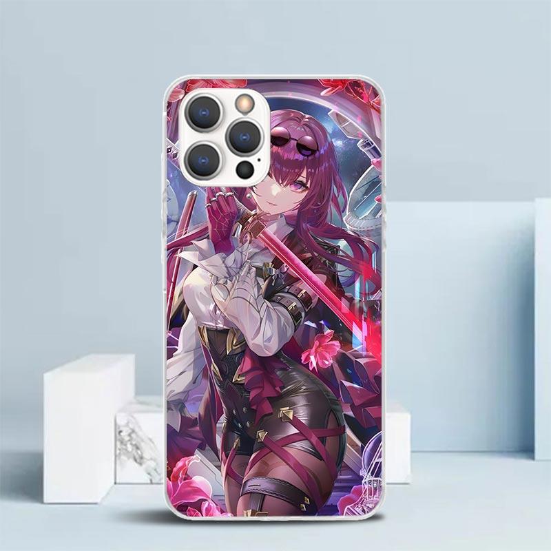Honkai Star Rail Kafka Phone Case For IPhone 16 17 Air 16E 15 14 Plus 13 Mini 12 11 Pro Max 7 8 + SE 2020 Soft TPU Back Cover 16