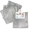 Thickened Absorbent Lint-Free Dishcloths with Gold & Silver Threads for Cleaning Glass