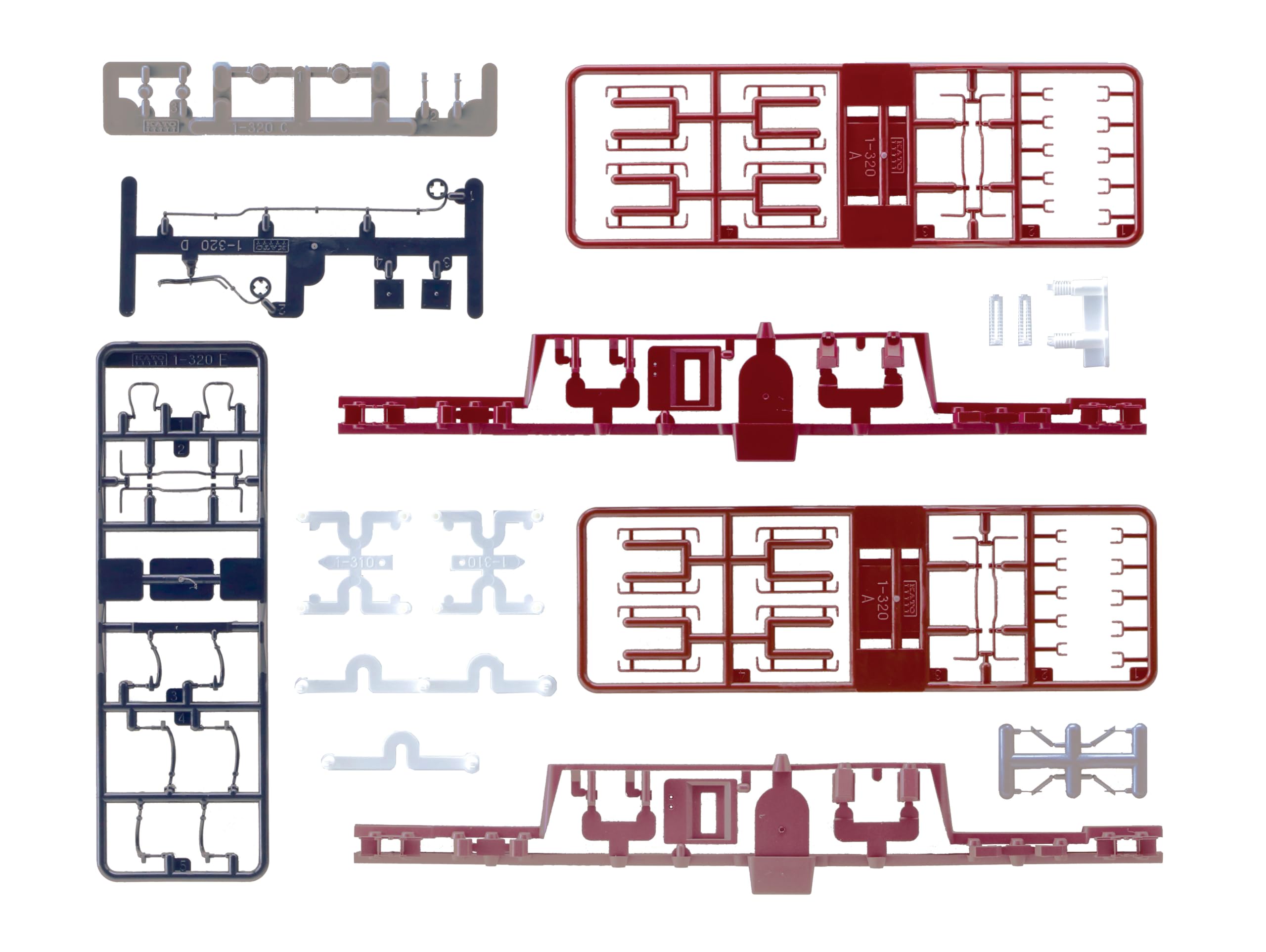 

KATO HO Gauge HO EF81 Upgrade Parts Set Model Train Supplies 7-103-1