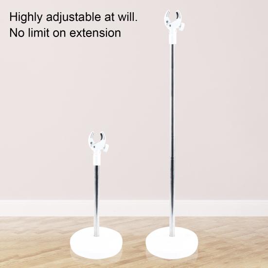 Pet Dryer Stand Adjustable Dog Hair Dryer Holder Floor or Table Mount Hands-Free Blow Dryer Holder Rotatable Grooming Rack for Dogs And Cats