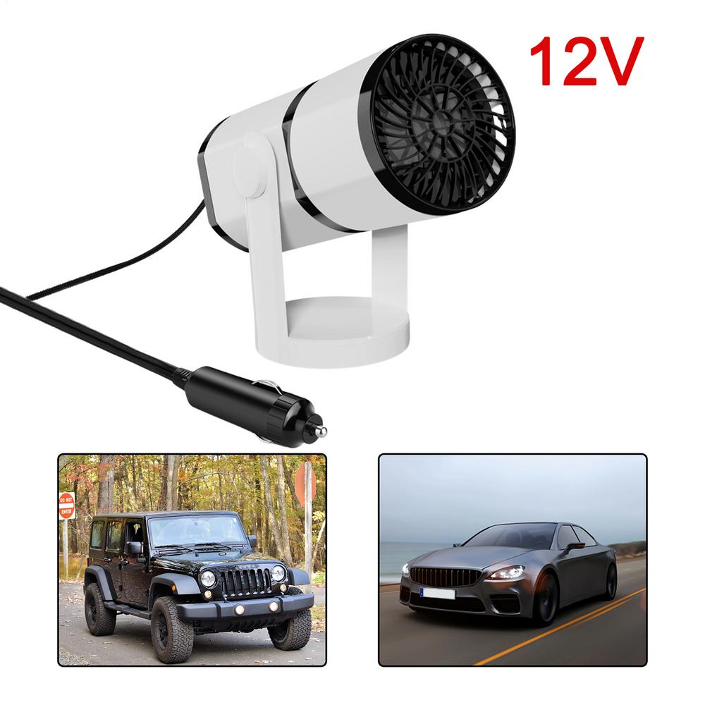12V 12/24V Car Heater 2 in 1 Car Heater Heating Cooling Fan Fast Heating Quickly Defrost Defogger Car Accessories