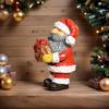 Christmas Table Figurines Resin Holiday Statue Christmas Statue For Winter Holiday Party Home Display Living Room Bedroom