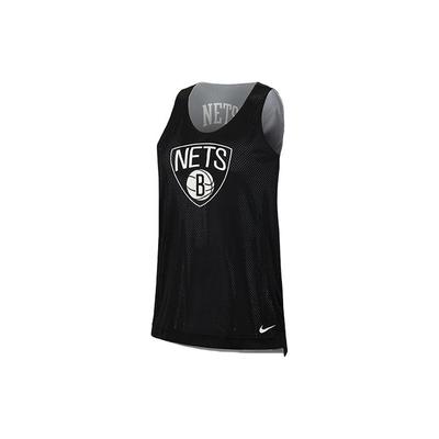 Brooklyn Nets NBA Reversible Vest Women Tops Black Silver White DA2368-010