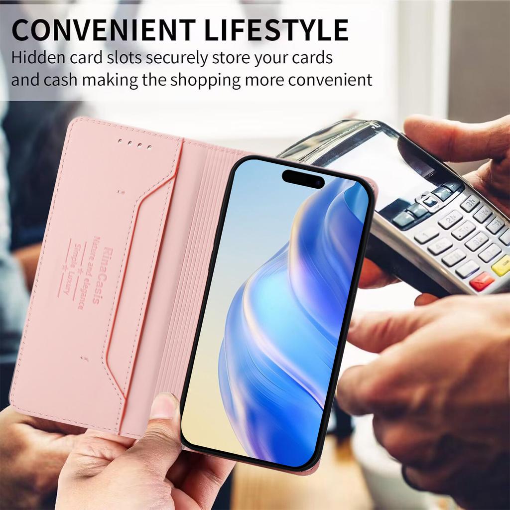 Luxury Leather Case For Samsung Galaxy XCover 4/XCover 4S/XCover 6Pro/XCover 7 RFID Blocking Card Slot Magnetic Attraction Stand Shockproof Flip Cover