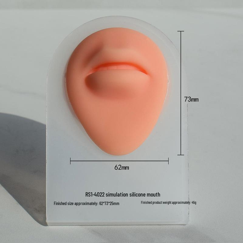 Silicone Ear Model for Piercing Jewelry Display