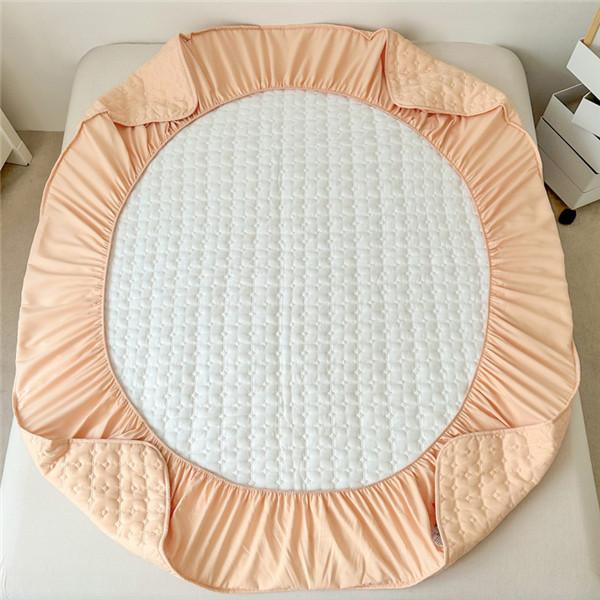 Waterproof Mattress Pad Protector Comfortable Fitted Sheet Thicked Quilted Fitted Bed Sheet Breathable Mattress Pad Topper Cover