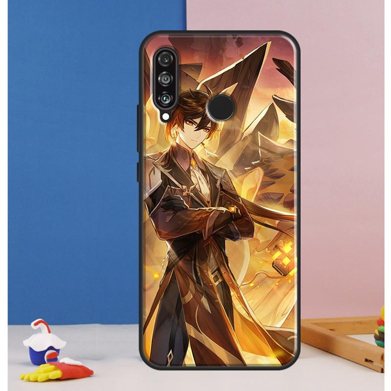 zhongli genshin impact Case For Huawei Nova 10 9 SE 8i 11i 12i 12s Y60 Y61 Y70 Y90 Y72 Y73 Y91 P60 Pro P30 P40 Lite