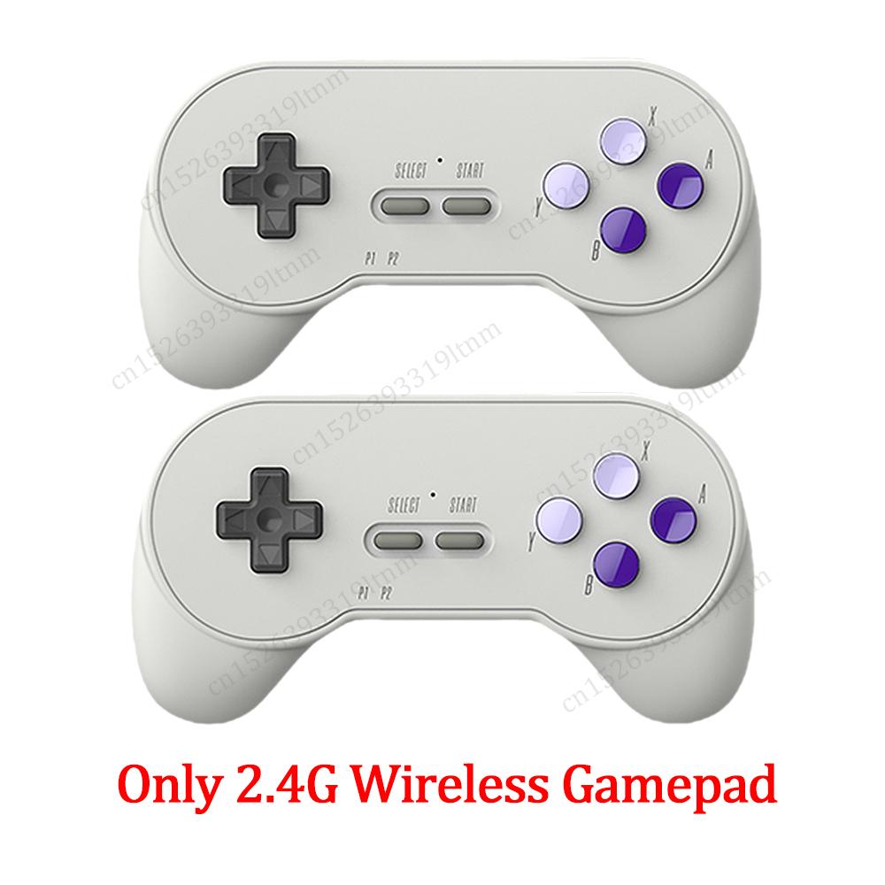2/1PCS 2.4G Wireless Game Controller for DATA FROG SF2000 3.5” Retro Handheld Game Console Wireless Gamepad Gaming Accessories