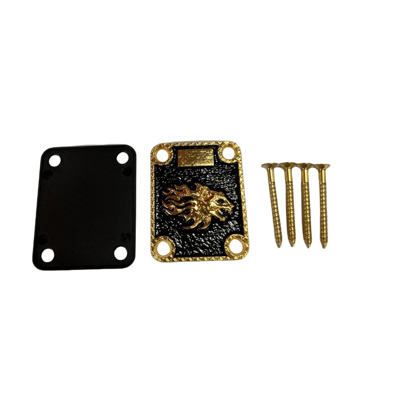 Electric Guitar Neck-Body Connection Reinforcement Plate - Steel Square Plate for Strengthening ST Models, New Design