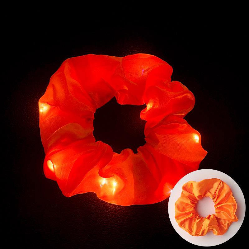 LED Flashing Disco Hair Tie: Glowing Rubber Band for Nightclub Style