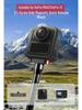 Supporto magnetico a sgancio rapido per fotocamera GoPro Max2/13 con doppio adattatore da 1/4"
