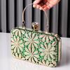 Diamond Luxury Brands Bags Novelty 2026 Evening Flower Clutch Shine Bling Crossbody Bags Fashion High Quality Women's Handbag