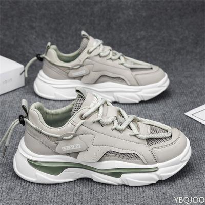 Fashion New Men's Shoes Are Fashionable Versatile Breathable Thick Soled Height Increasing Sporty Casual Simple Comfortable