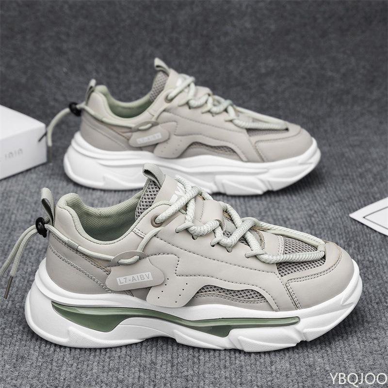 Fashion New men's shoes are fashionable versatile breathable thick soled height increasing sporty casual simple comfortable